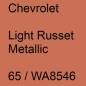 Preview: Chevrolet, Light Russet Metallic, 65 / WA8546.